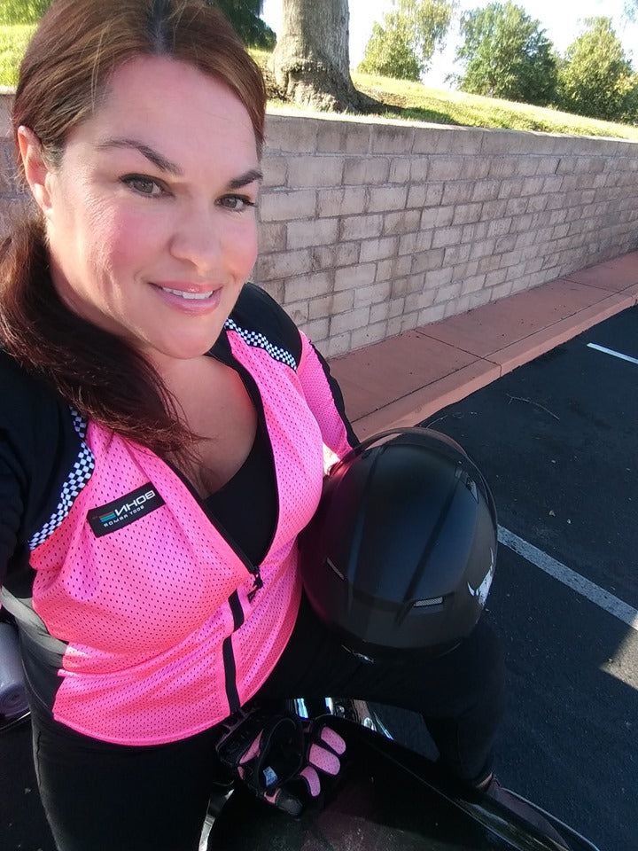 Airtex™ Armored Motorcycle Shirt - Pink