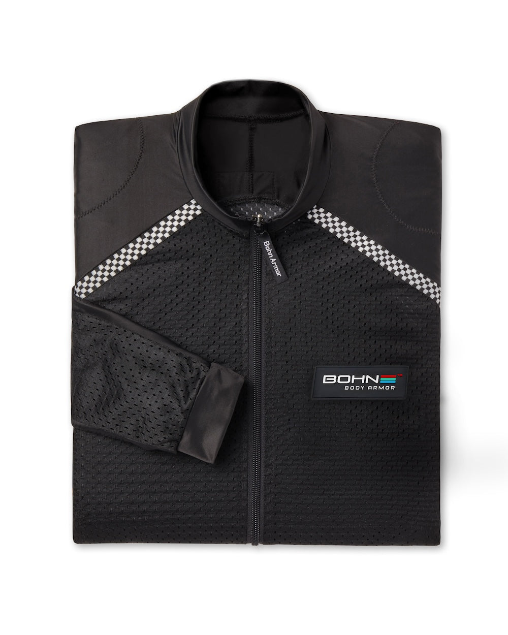 Black Airtex Shirt Folded