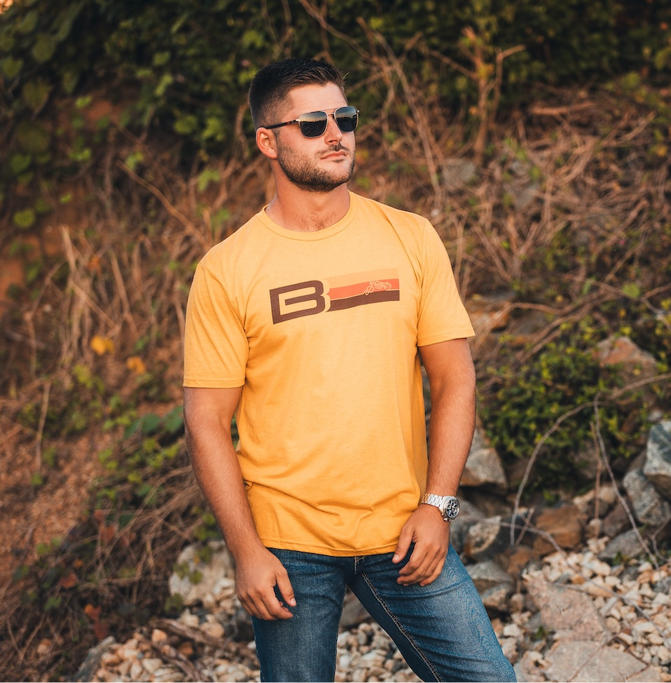 Camiseta retro de Bohn para hombre