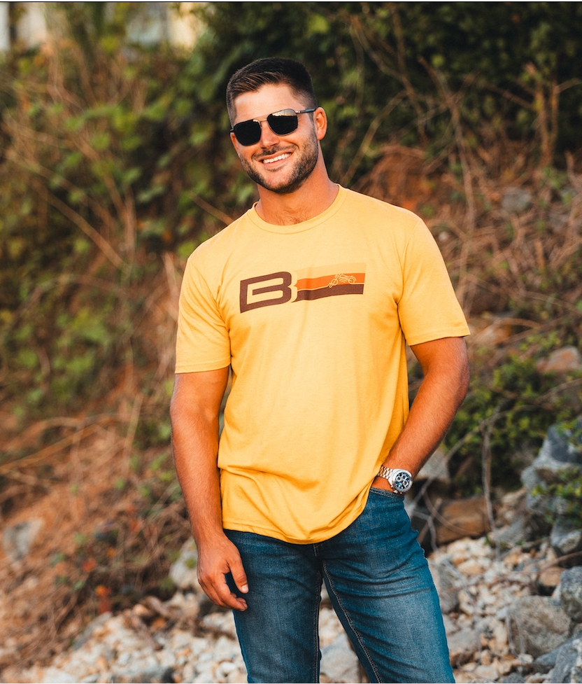 Camiseta retro de Bohn para hombre