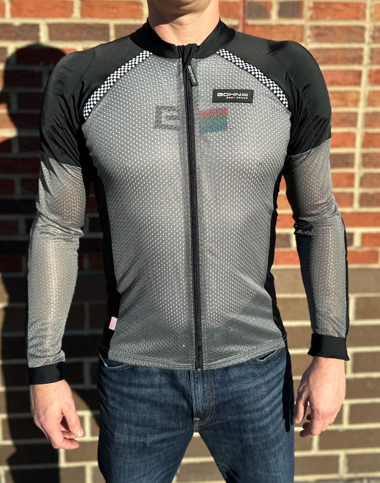 Airtex™ Armored Motorcycle Shirt - Gray