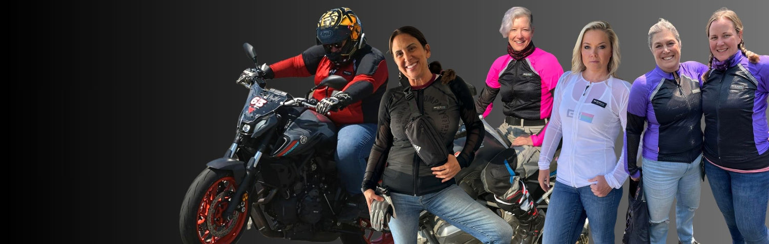 Women’s Motorcycle Riding Shirts and Pants
