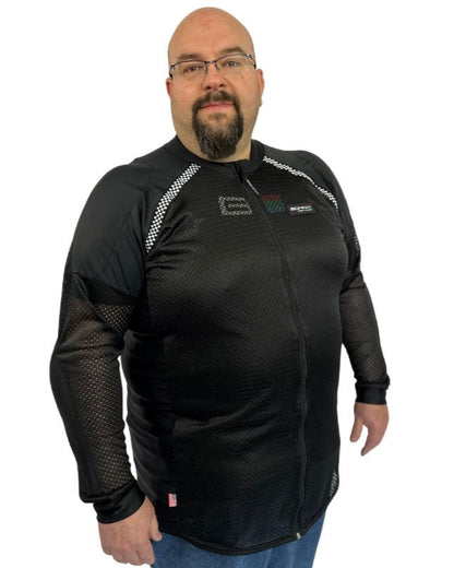 Airtex™ Armored Motorcycle Shirt - Black