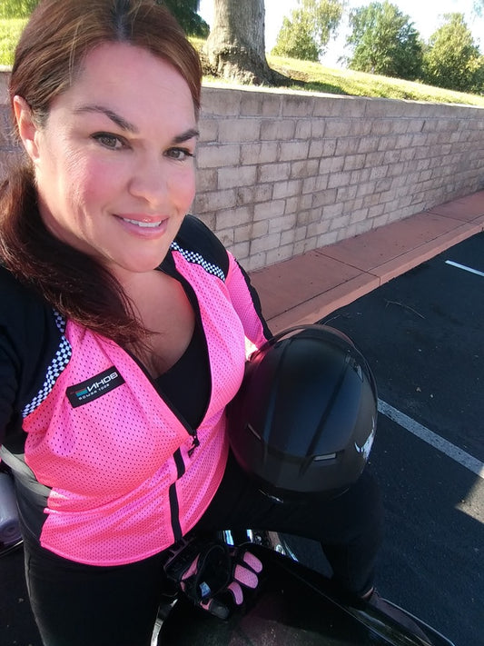 Airtex™ Armored or No Armor Motorcycle Shirt - Pink