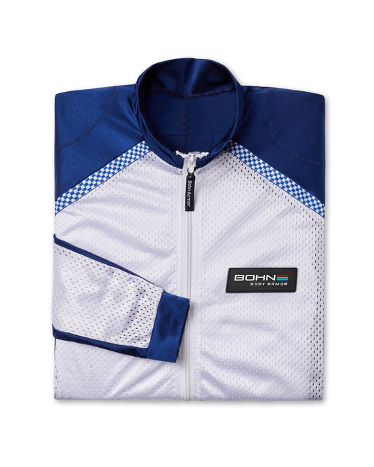 Blue and White Airtex Shirt Folded