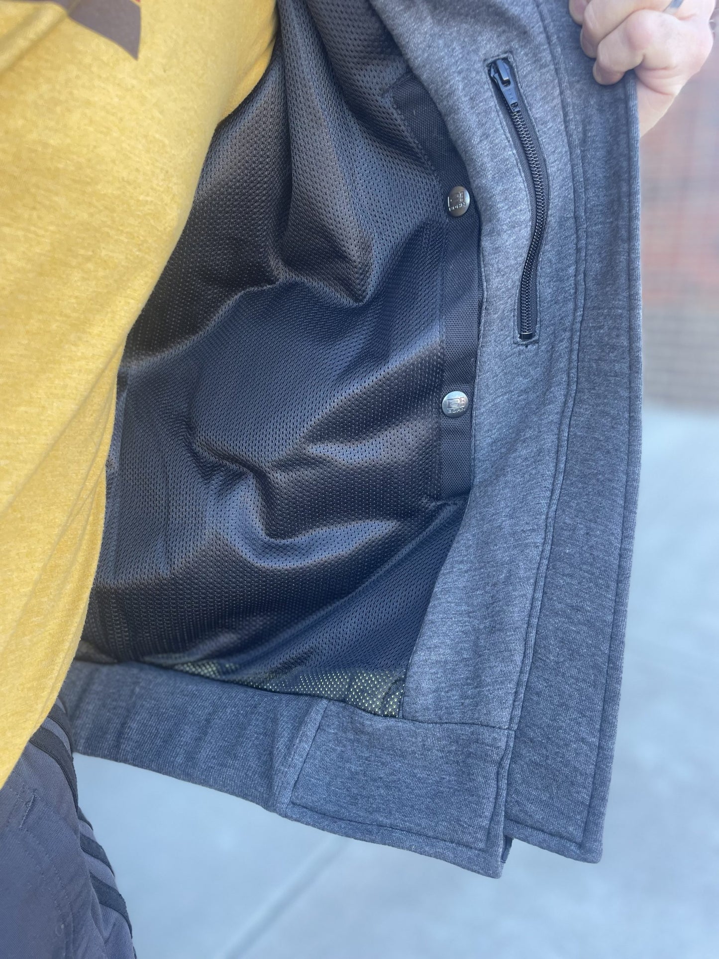 Kevlar Riding Sweatshirt-Grey