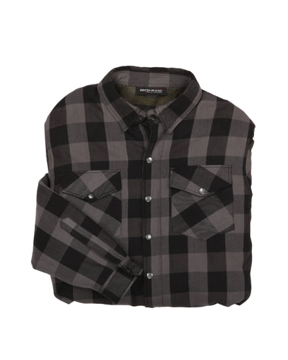 Flannel Riding Shirt – Red + Black