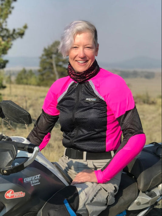 Airtex™ Armored or No Armor Motorcycle Shirt - Hot Pink