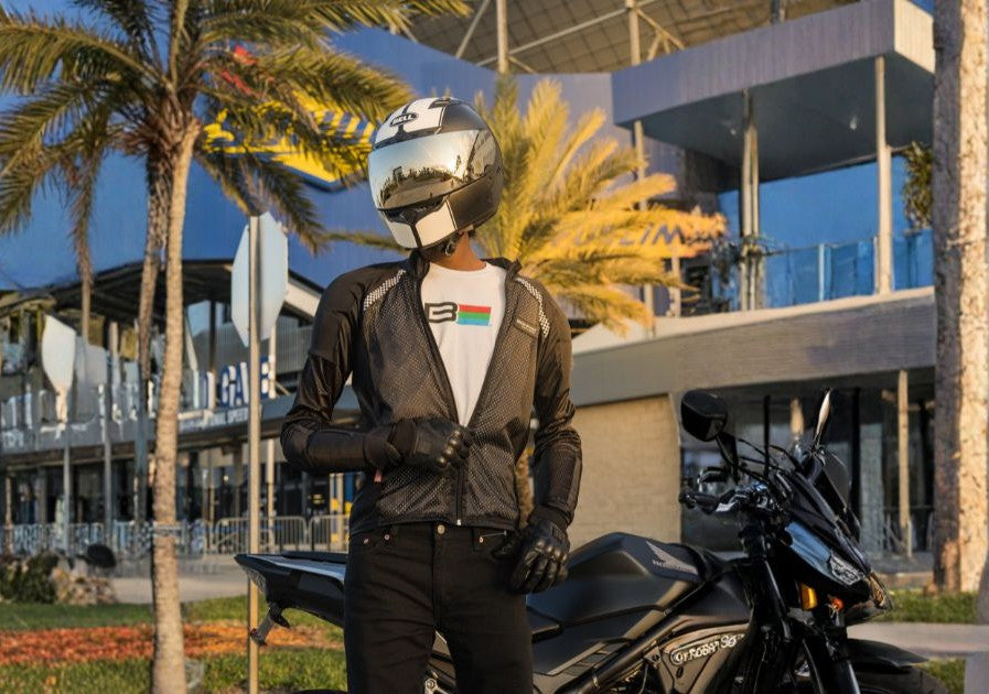 Body Armor motorcycle jacket.
