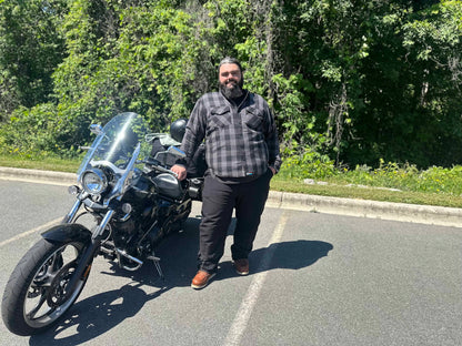 Armored Motorcycle Flannel