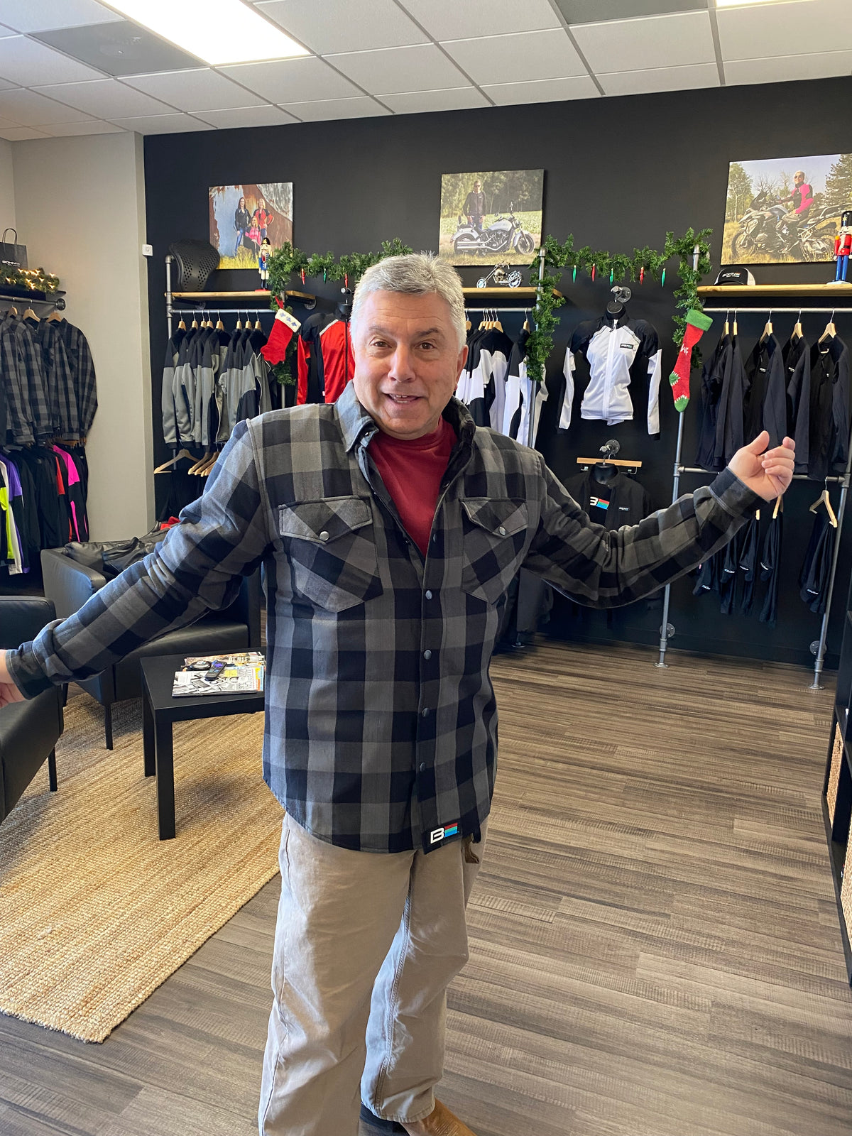 Armored Motorcycle Flannel