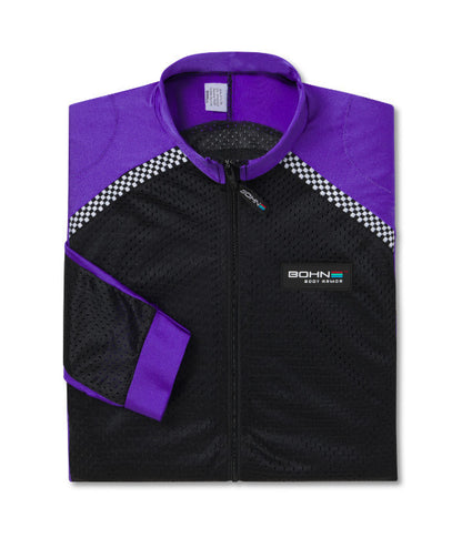 Purple Airtex Shirt Folded