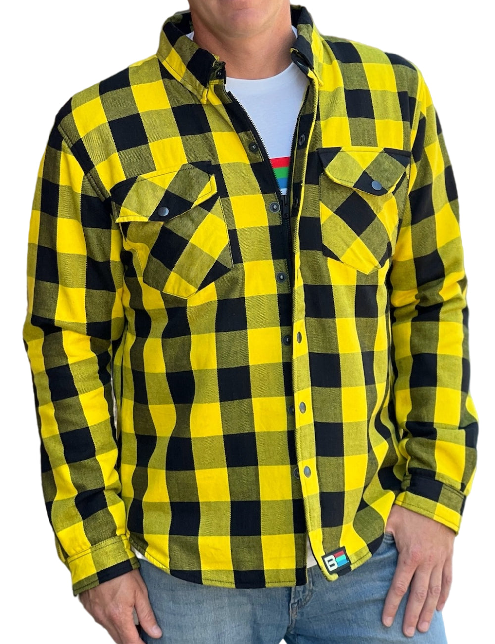 Mens Tall + Plus Motorcycle Flannels