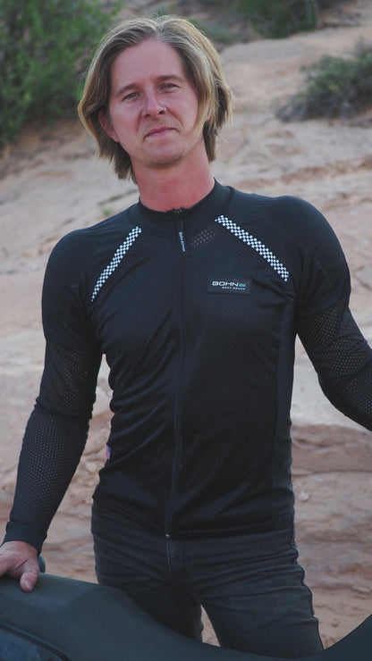 Airtex™ Armored Motorcycle Shirt - Black