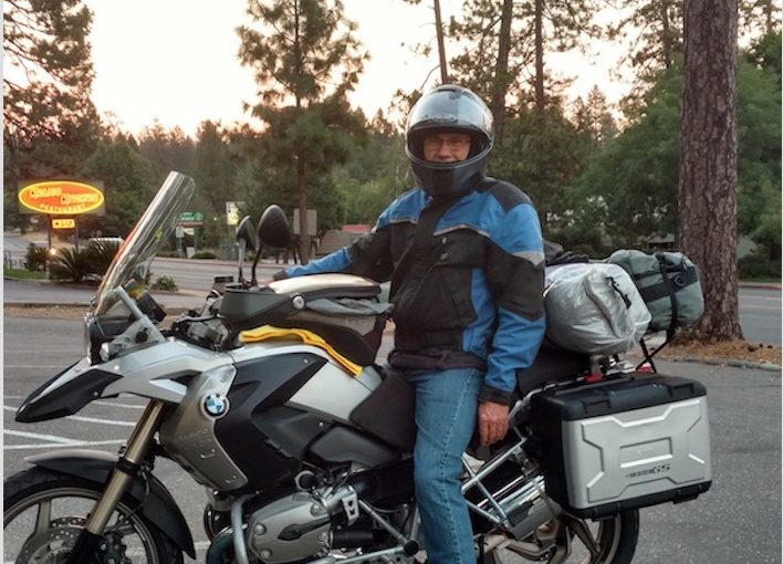 Brad Johnson rides with Armored Pants to Alaska