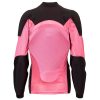 back armor on the Pink Armored riding shirt from Bohn Body Armor