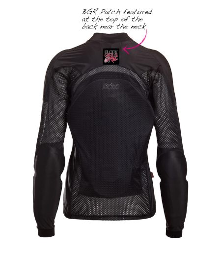 Black Girls Ride - All-Season Airtex Shirt in all Black - Comfortable Riding Shirt