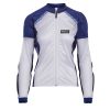 BOHN-BODY-ARMOR-ARMORED RIDING SHIRT - BLUE AND WHITE WOMENS FRONT
