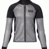 Reflective Armored Shirt - Bohn Body Armor - Grey Armored Motorcycle Shirt