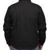 Bohn Kevlar Lined Armored Flannel - Black - back-Max-Quality