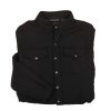 Bohn Kevlar Lined Armored Flannel - Black - folded-Max-Quality