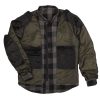 Bohn Kevlar Lined Armored Flannel - Grey-Black Inside Front-Max-Quality
