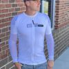 White Cool-Air Mesh Armored Motorcycle Shirt2
