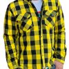 Yellow Armored Motorcycle Flannel 5-Max-Quality